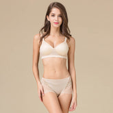 Silk panties women's lace seamless mulberry silk knitted boxer briefs